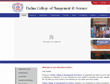 Tablet Screenshot of padmaeduacademy.com